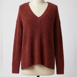 Urban Outfitters Deep Red V-Neck Sweater